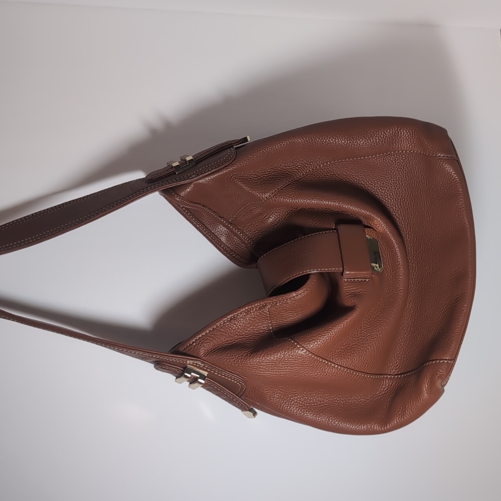 Liz Claiborne Brown Leather Shoulder Bag